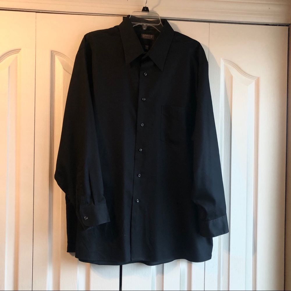 Men’s Black Button Down